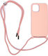 Senso Color Cord Back Cover Silicon cu Curea Ro...