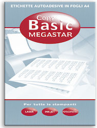 Megastar 1800 Selbstklebende A4-Etiketten 70x48mm Megastar 1800 Selbstklebende A4-Etiketten 70x48mm
