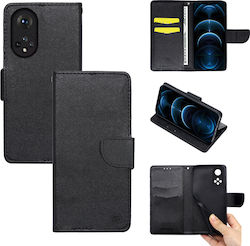 Sonique Trend Wallet Synthetic Magnetic Black (Huawei Nova 9 / Honor 50)