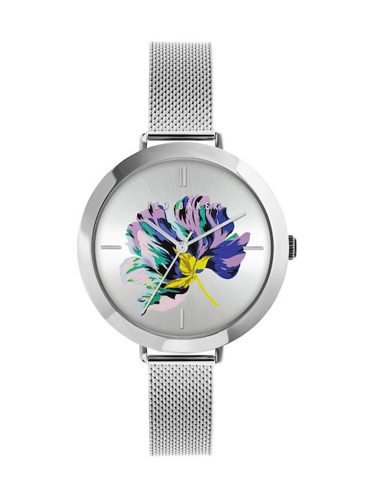 Ted Baker Ammy Pop Women's Watch with Silver Metal Bracelet