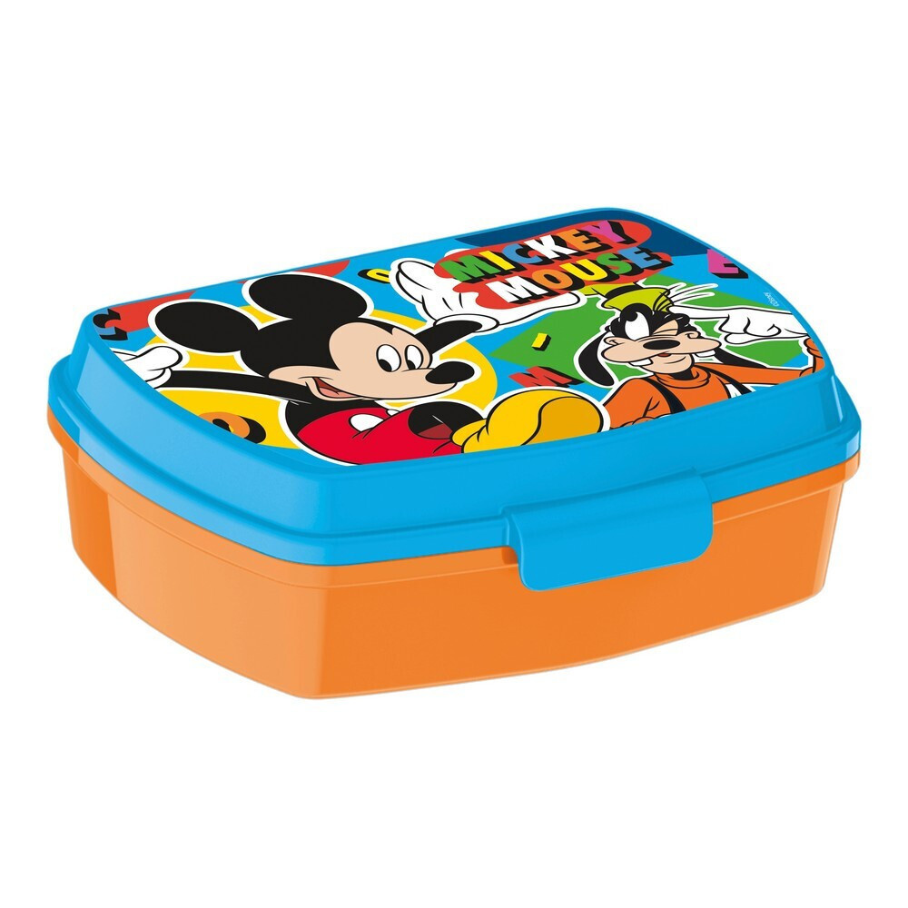 Mickey Mouse Clubhouse Happy Smiles Πλαστικό Παιδικό Δοχείο Φαγητού Πολύχρωμο S4305128 Μ17 X Π13 