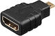 Μετατροπέας micro HDMI male σε HDMI female 1τμχ OEM1627