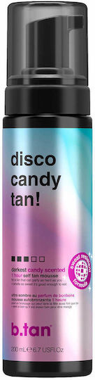 B.Tan Disco Candy Self Tanning Mousse Σώματος Dark 200ml