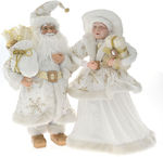 Iliadis Santa Claus and Mrs. Claus White 2pcs