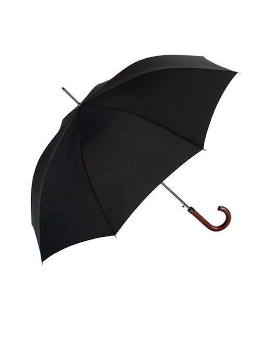 Ezpeleta Αυτόματη Ομπρέλα Βροχής με Μπαστούνι Μαύρη