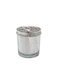 Zaros Christmas Glass Candlestick 8x8cm with Diamonds (Μiscellaneous Designs)