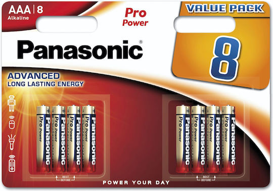 Panasonic Alkaline Power Батерии AAA 1.5V 8бр