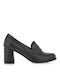 Ragazza Leder Pumps Schwarz