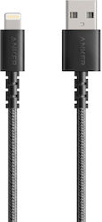 Anker Powerline Select+ Braided USB to Lightning Cable Μαύρο 1.8m (A8013H12)