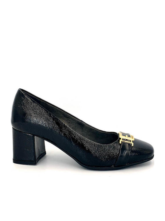 Ragazza Patent Leather Black Heels