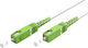 Goobay Optical Fiber Cable SC-APC 10m White