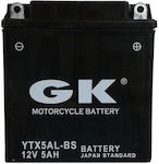GK Μπαταρία Μοτοσυκλέτας YTX5AL-BS με Χωρητικότητα 5Ah