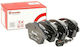 Brembo Σετ Τακάκια Εμπρός για Renault Clio / Rapid / Super 5