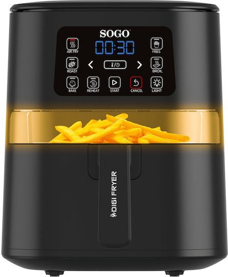 Sogo Air Fryer 4lt Black FRE-SS-10820