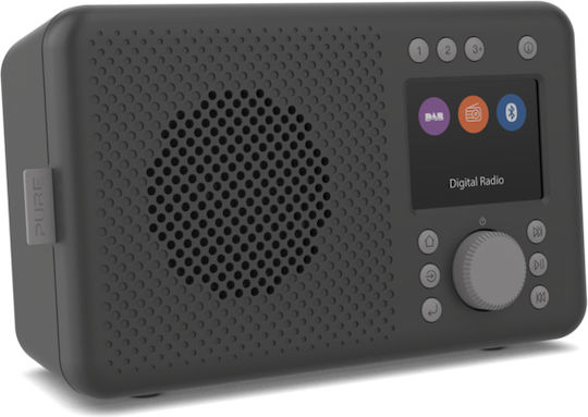 Pure Elan Portable Radio Battery DAB+ with Bluetooth and USB Black