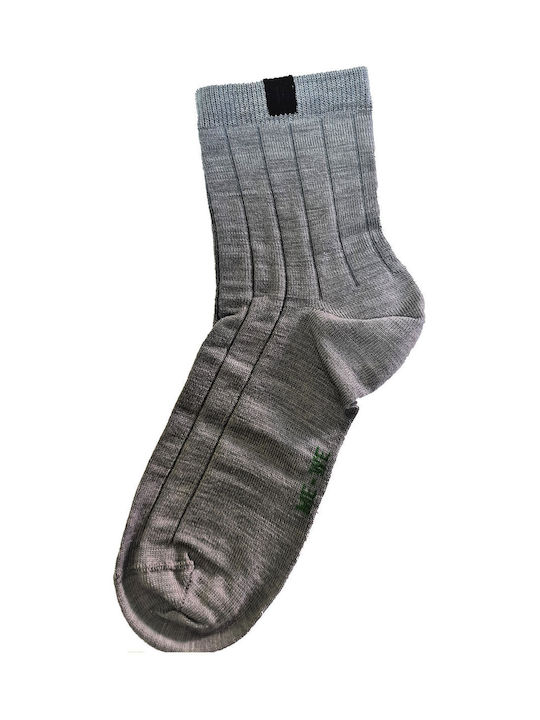 ME-WE Me We Damen Einfarbige Socken Gray 1Pack