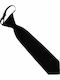 Kids Tie with Elastic Band Black 29cm 3928