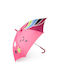Tuc Tuc Kinder Regenschirm Gebogener Handgriff Rosa
