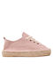 Wildleder Damen Espadrilles in Rosa Farbe