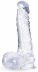 B Yours Plus Ram n’ Jam Dildo realist cu Testicule și Ventuză Clar 20cm B Yours Plus Ram n’ Jam Dildo realist cu Testicule și Ventuză Clar 20cm