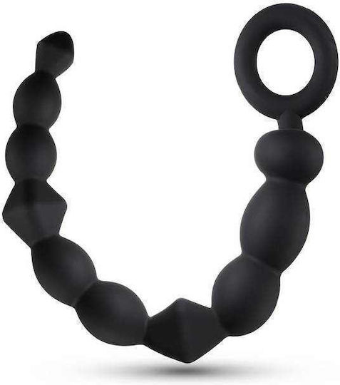 Blush Anal Adventures Platinum Anal Beads Black