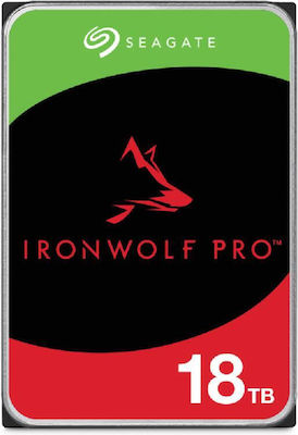 Seagate IronWolf Pro 18TB HDD Hard Disk 3.5" SATA III 7200rpm cu 256MB Cache pentru NAS