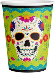 Amscan Day of the Dead Glass 8pcs