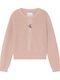 Kids' Sweater Long Sleeve Pink Monogram