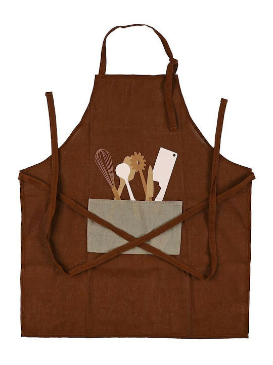 Versa Apron Brown 70x80cm