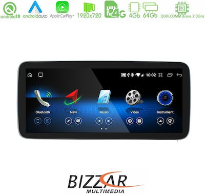 Bizzar QL Series Ηχοσύστημα Αυτοκινήτου για Mercedes Benz GLK 2013-2015 (Bluetooth/USB/WiFi/GPS) με Οθόνη Αφής 10.25"