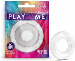 Blush Play With Me Cock Ring Schwanz Silikon Clear