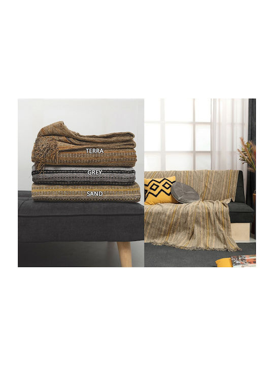 Palamaiki Jum Chenille Armchair Throw 180x180cm...