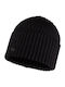 Rutger Beanie Masculin Căciulă cu Tricotaj Rib în culoarea Negru