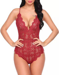 La Lolita Amsterdam 3283 Sexy Lace Teddy Red