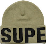 Superdry Mountain Knitted Beanie Cap Khaki