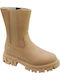 Kinderstiefeletten mit Reißverschluss Beige