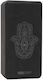 Yogistar Hand of Fatima Yoga Block Μαύρο