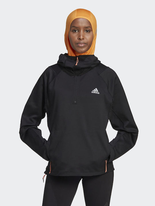 Adidas X-city Cold.Rdy Γυναικείο Φορετό Μπουφάν Running Μαύρο
