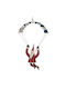 Hängendes Ornament Fallschirm 24cm mit Fallschirm