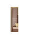 Milos 1 Two Door Wardrobe Brown 100x60x190cm