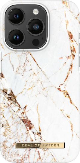 iDeal Of Sweden Fashion Back Cover Σιλικόνης Carrara Gold (iPhone 14 Pro)