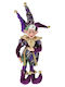 Iliadis Christmas Figure Elf Purple Height 30cm