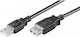 Pairdeer USB 3.0 Кабел USB-A мъжки - USB-A женски Черен 3м 06.005.0033