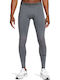 Nike Pro Warm Herren Thermo Hose Gray