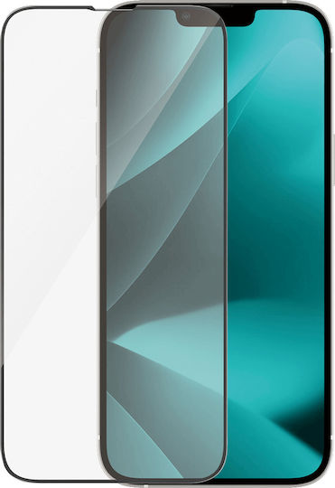 PanzerGlass Ultra-wide Fit Antibacterial Full Face Tempered Glass Μαύρο (iPhone 14 Plus / 13 Pro Max)