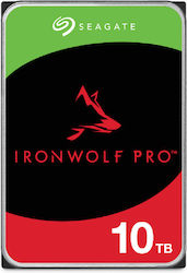 Seagate Ironwolf Pro 10TB HDD Festplatte 3.5" SATA III 7200Umdrehungen pro Minute mit 256MB Cache für NAS