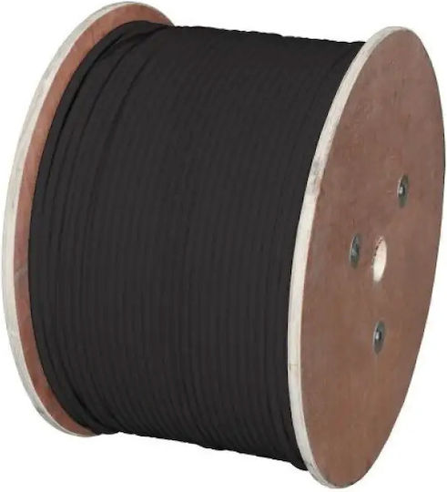 A-LAN F/UTP Cat.6 (Gigabit) Καλώδιο Δικτύου Ethernet χωρίς ακροδέκτες 305m Μαύρο