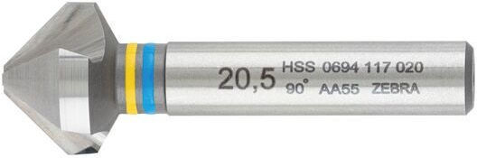 Wurth Conical Cutter Yellow/Blue ring HSS Cutter Bit HSS 12.4mm
