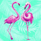 Diamond Dotz Flamingo Duo Canvas Diamond Painting Kit 49353