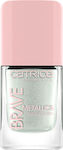 Catrice Cosmetics Brave Metallics Shimmer Βερνίκι Νυχιών Μακράς Διαρκείας Τιρκουάζ 02 10.5ml